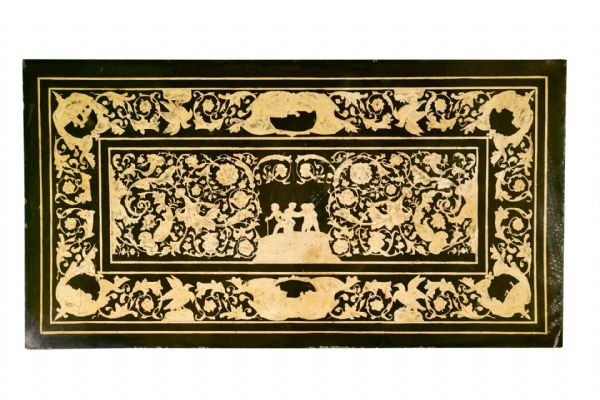 Piano em Escagliola Carpi Século XVII Simone Setti (1615 - 1680)