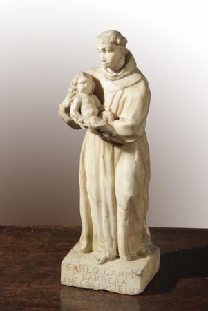 SAINT ANTHONY OF PADUA - 18TH CENTURY MARBLE
