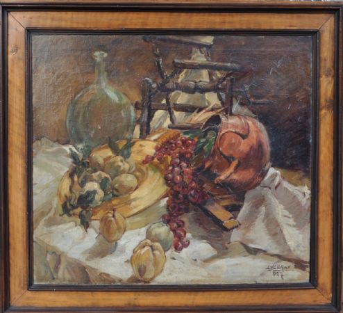 Ugo Lucerni (Parme, 1900-Florence, 1989) "Nature morte"
    