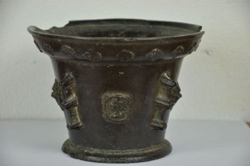Mortaio in bronzo Sec. XVI - XVII